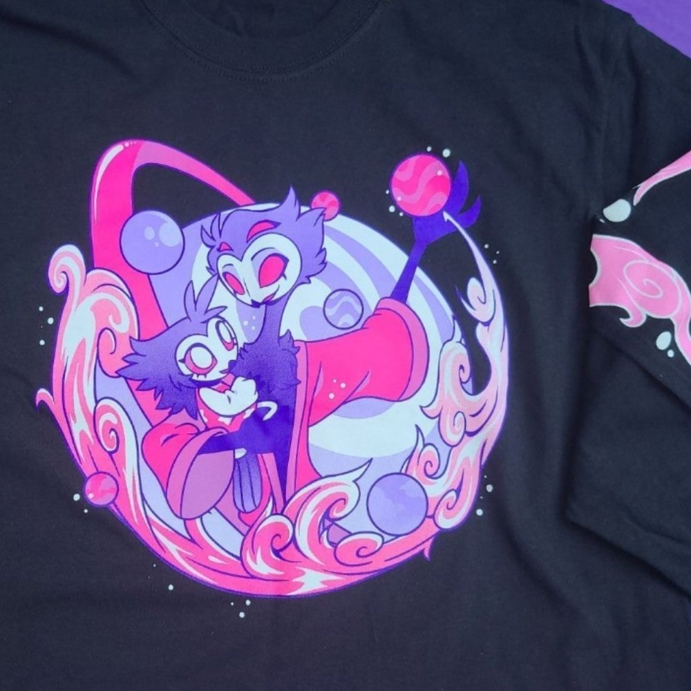 Helluva Boss Stolas & Octavia Shirt NWOT